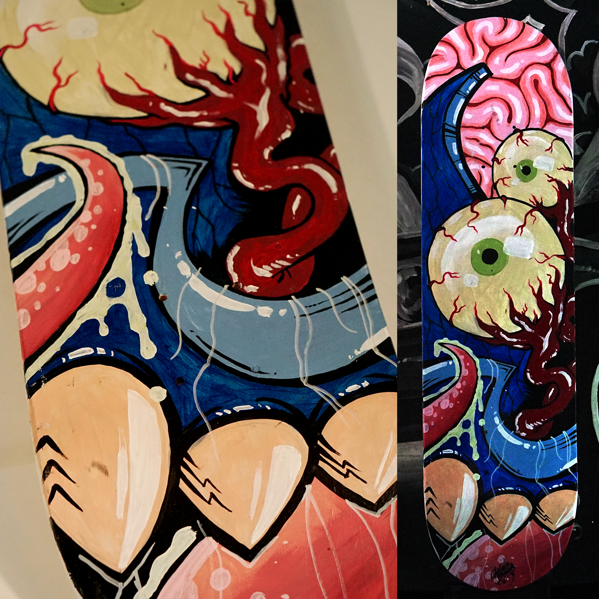 Weird 8'' Skateboard Deck image 0