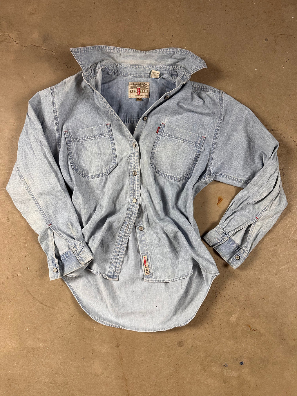 GRIM REAPER LEVIS DENIM BUTTON-UP