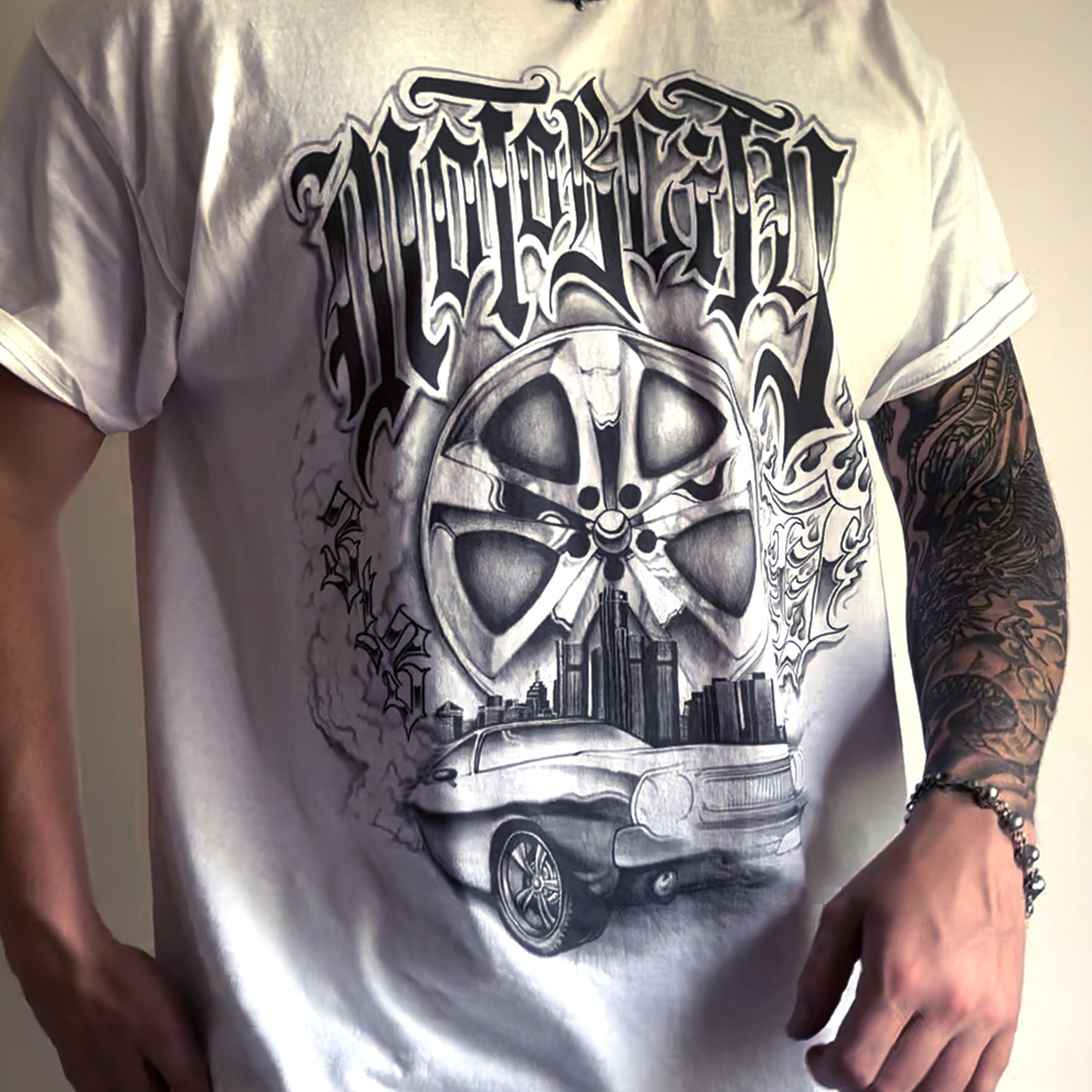 The Ghost of Motorcity T-Shirt image 1