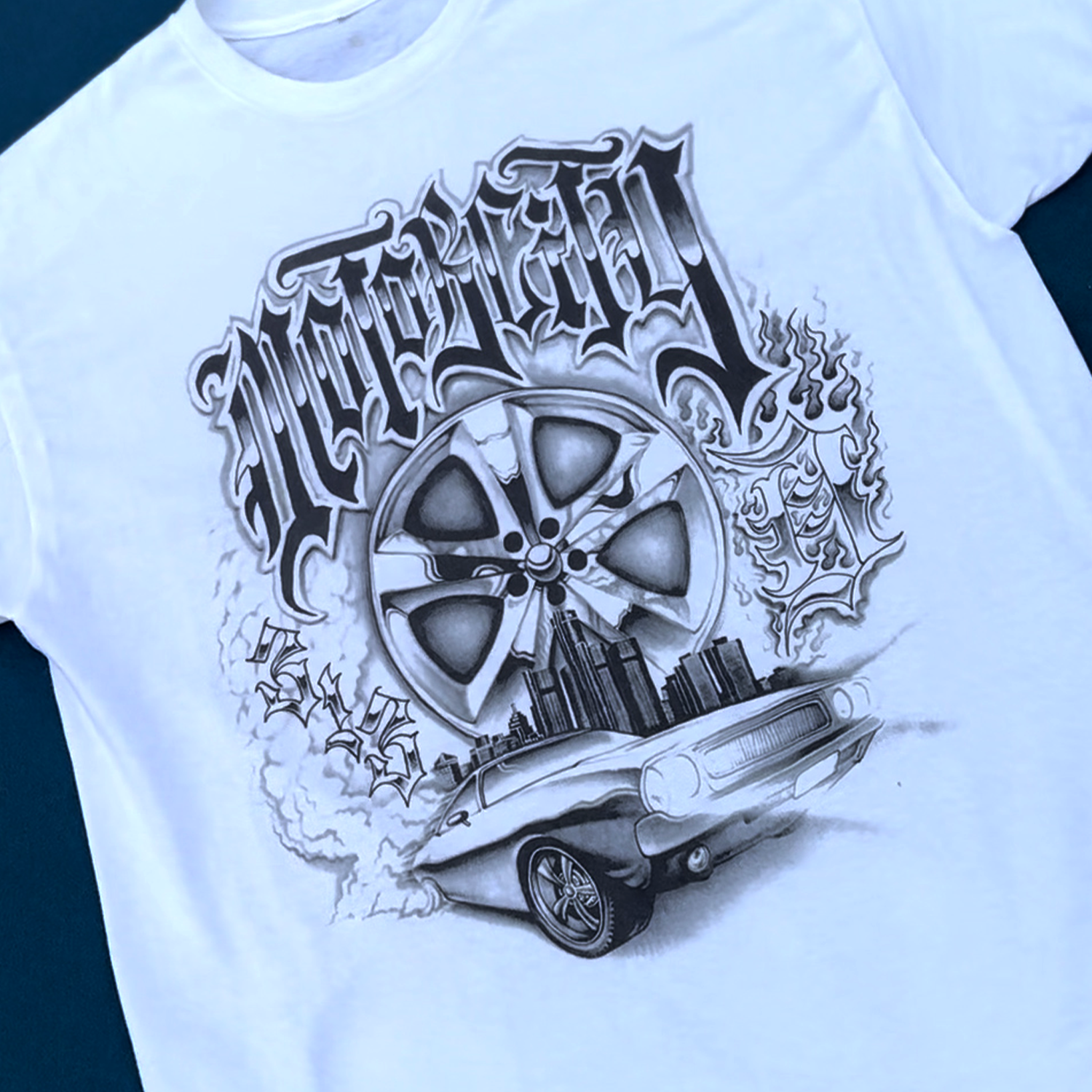 The Ghost of Motorcity T-Shirt image 0